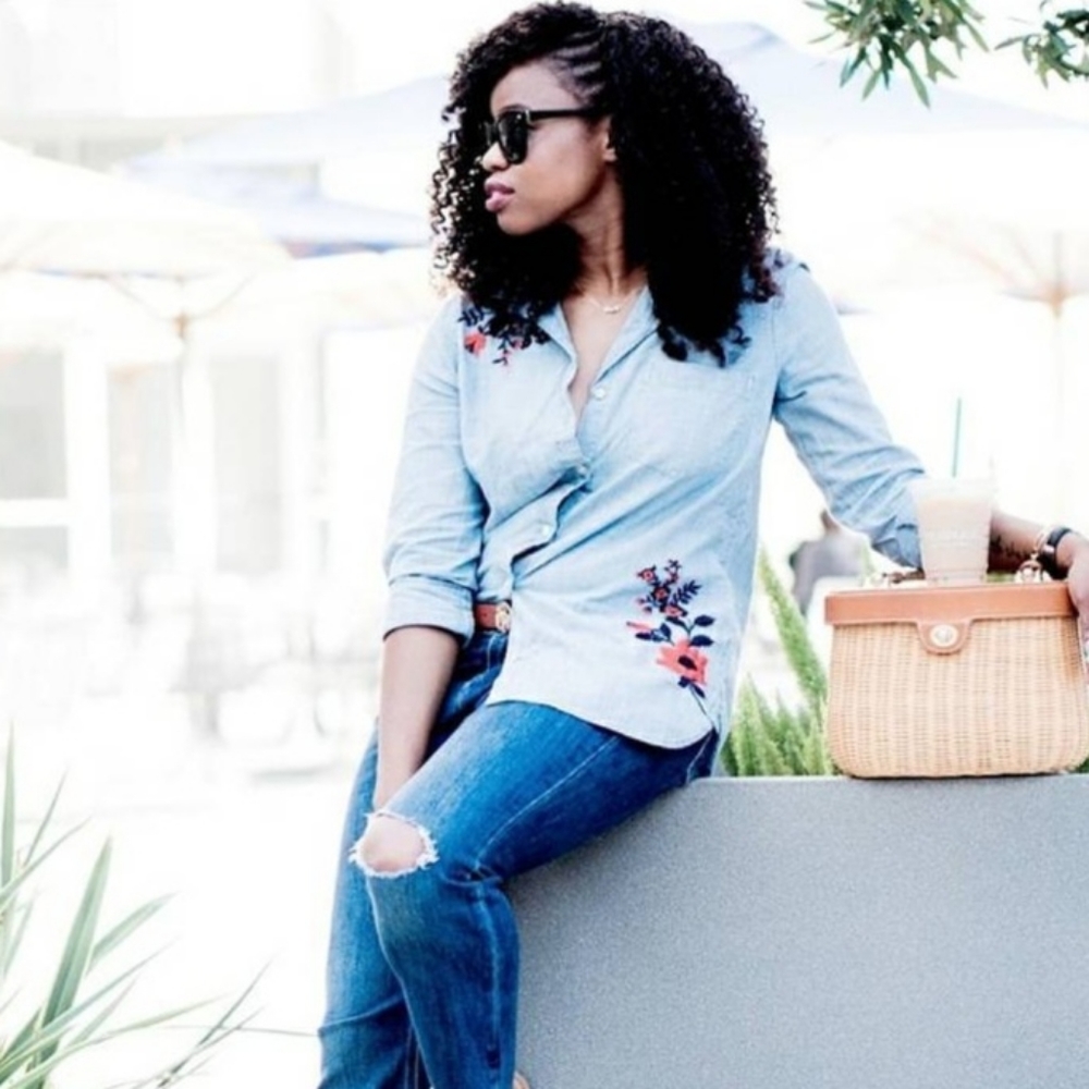 Old Navy classic floral shirt